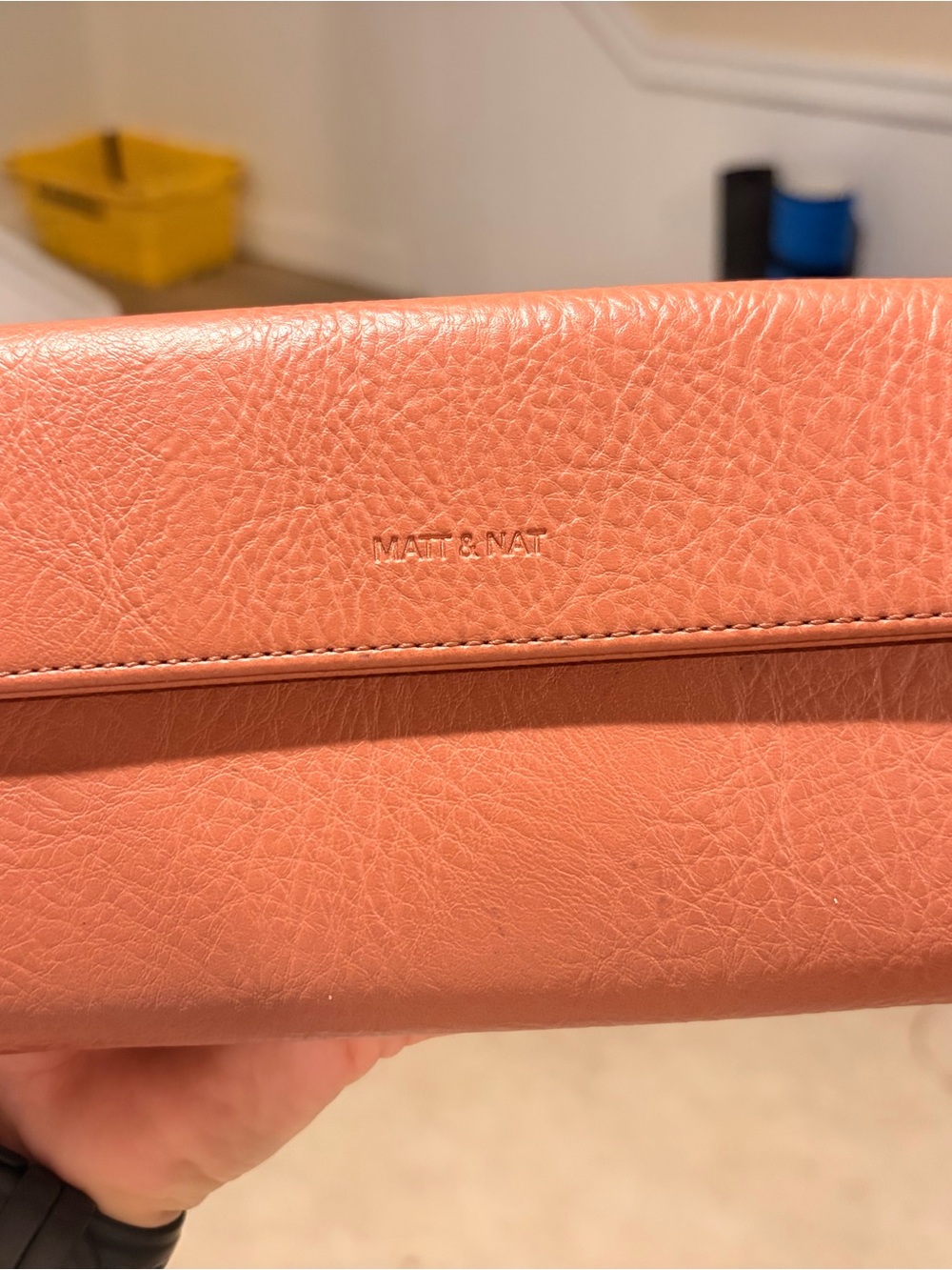 Matt & Nat Coral Pink Zip-Around Wallet